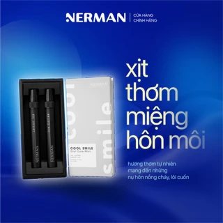 Xịt thơm miệng Nerman Cool Smile 2 hương Ice Coffee & Lemon Ice 10ml/chai