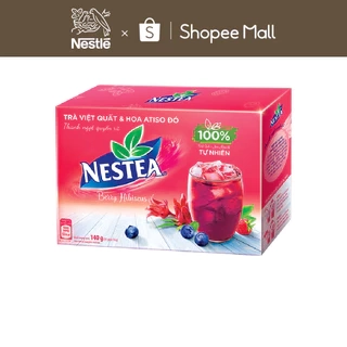 Thực phẩm bổ sung trà việt quất và hoa atiso đỏ Nestea (Hộp 10 gói x 12g)