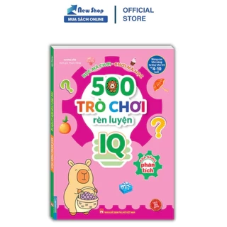 Sách - 500 Trò Chơi Rèn Luyện IQ (4-10 Tuổi) - Khả Năng Phân Tích - MT