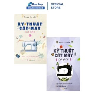 Sách - Combo Kỹ Thuật Cắt May Cơ Bản (Bộ 2 Cuốn) - HH