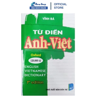 Sách - Từ Điển Anh - Việt 120.000 Từ (Bìa Cứng) (Vĩnh Bá) - HA