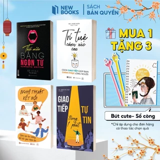 Bộ Sách Thôi Miên Bằng Ngôn Từ, Trí Tuệ Cảm Xúc Cao, Nghệ Thuật Kết Nối, Giao Tiếp Tự Tin Trong 1 Phút - Bizbooks