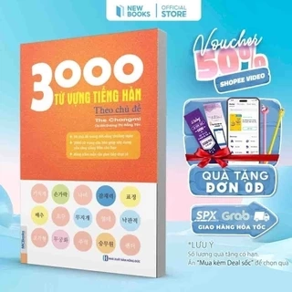 Sách 3000 Từ Vựng Tiếng Hàn Theo Chủ Đề Làm Chủ Từ Vựng Tiếng Hàn Sau 3 Tháng Dễ Dàng Tự Học Cấp Tốc Bizbooks