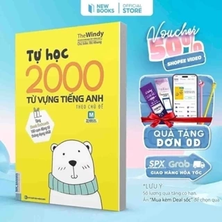 Tự Học 2000 Từ Vựng Tiếng Anh Theo Chủ Đề Phiên Bản Khổ Nhỏ Dành Cho Người Học Căn Bản - Sách Học Kèm App Online Newbook