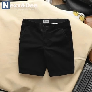 Quần short nam, short kaki nam form rộng có size lớn big size cao cấp Nexx&Dee QS03