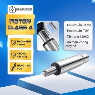 Piston class 4 tải trọng 150kg cho ghế văn phòng công thái học Nghia Furniture Piston-4 cao cấp tiêu chuẩn chứng chỉ SGS