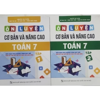 Sách - Combo Ôn luyện cơ bản và nâng cao Toán 7 (Hai tập) - Bộ sách Cánh Diều
