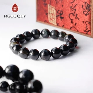 Vòng tay đá mắt hổ xanh đen Tiger's Eye mệnh thủy, mộc - Ngọc Quý