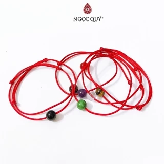 Vòng tay may mắn kết chỉ đỏ - Ngọc Quý