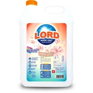 Nước giặt Lord 10kg hương nước hoa thơm ngát