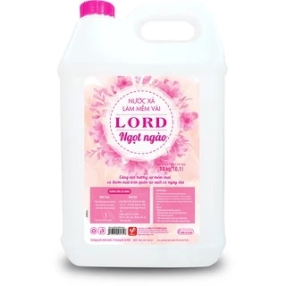 Nước xả vải Lord hương ngọt ngào (hồng) 9.36kg