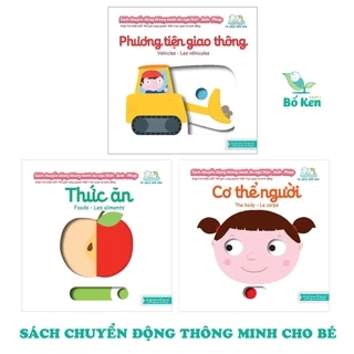 Sách Chuyển Động Thông Minh Cho Bé [Đa Ngữ Việt - Anh - Pháp]