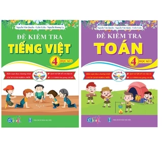 Sách - Combo Đề Kiểm Tra Toán Và Tiếng Việt Lớp 2 Học Kì 1 - Kết Nối Tri Thức (Bộ 2 Cuốn)
