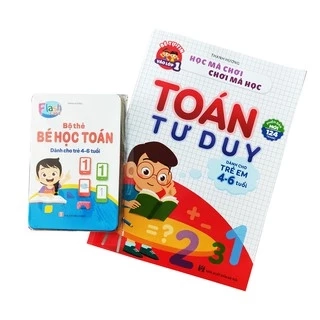 Sách - Toán Tư Duy Dành Cho Trẻ Em 4-6 Tuổi ( Tặng Kèm Bộ Thẻ Bé Học Toán)