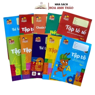 Sách -  Luyên Viết Tập Tô Chữ, Tập Tô Số, Nét Cơ Bản Cho Trẻ Mẫu Giáo (3-6 tuổi)
