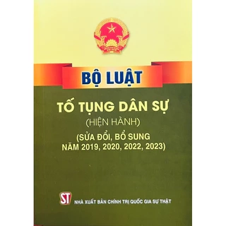Sách Bộ Luật Tố Tụng Dân Sự (Hiện Hành) (Sửa Đổi, Bổ Sung Năm 2019, 2020, 2022, 2023)