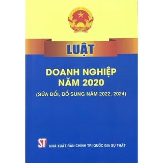 Sách - Luật Doanh Nghiệp Năm 2020 (Sửa Đổi, Bổ Sung Năm 2022, 2024)