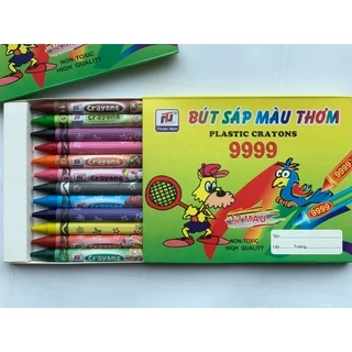 Hộp sáp màu 12, 24 màu cho bé tập tô, vẽ tranh - Thảo Phương