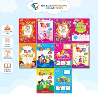 Sách - Bộ tập tô chữ chuẩn bị cho bé chuẩn bị vào lớp 1 - Dành cho trẻ học Mẫu giáo (Lẻ cuốn)