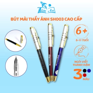 Bút mài thầy ánh SH003 cao cấp ngòi bút trắng mảnh luyện chữ nét thanh nét đậm - Nhà Sách Tâm An