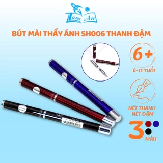 Bút mài thầy ánh SH006 luyện chữ đẹp tiện lợi, ngòi bút mài êm trơn, thanh đậm  - Nhà Sách Tâm An