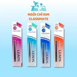 Ruột chì kim CLASSMATE 2B ngòi 0.5/0.7mm cao cấp cấu trúc tổ ong siêu cứng nét viết trơn mượt