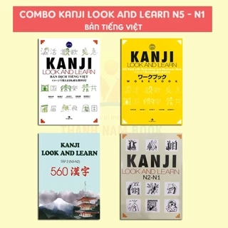 Sách Tiếng Nhật - Combo Kanji Masuta N5,N4,N3,N2,N1 Bản Dịch Tiếng Việt ( Lẻ Tuỳ Chọn )