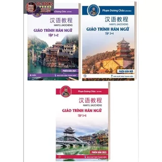 Sách - Combo Giáo Trình Hán Ngữ 123456 - Tự Học Tiếng Trung Cấp Tốc Cho Người Việt - (3 quyển) (kèm Audio)