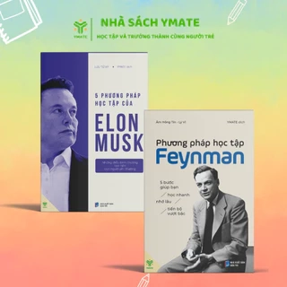 Combo 2 Cuốn] Sách Phương Pháp Học Tập Feynman + 5 Phương Pháp Học Tập Của Elon Musk - YMATE