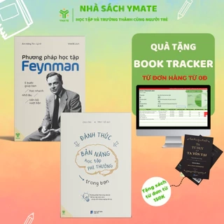 - Sách 5 Phương Pháp Học Tập Feynman+ Đánh Thức Bản Năng Học Tập - Bộ Sách Học Tập - YMATE