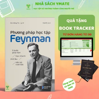 Sách - Phương Pháp Học Tập Feynman- 5 Bước Giúp Bạn Học Nhanh Nhớ Lâu Tiến Bộ Vượt Bậc - Ymate Books