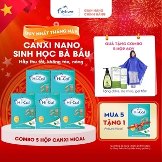 Combo 5 hộp canxi tự nhiên Avisure Hical 240 viên