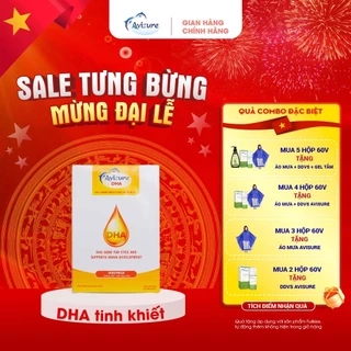 DHA cho bà bầu Avisure giúp phát triển trí não, bé trí thông minh khỏe mạnh hộp 40 viên