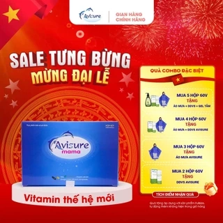 Vitamin tổng hợp cho bà bầu Avisure Mama bổ sung đủ sắt, dha và 23 loại vitamin Hộp 60v