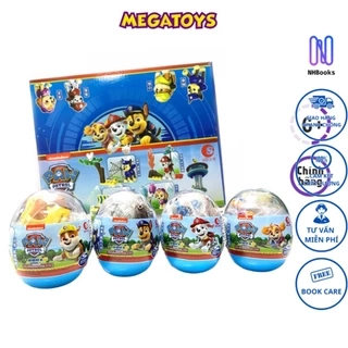 Bộ Sưu Tập 4 Trứng - Đội Chó Cứu Hộ Paw Patrol - NHBOOK - Megatoys