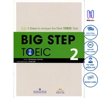 Sách - Big step toeic 2 (lc + rc) - kèm cd - NHBOOK