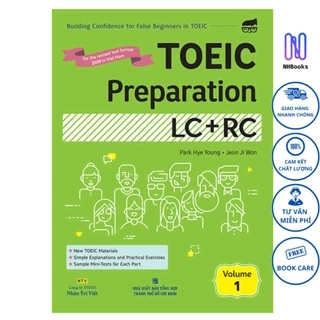 Sách - Toeic Preparation LC + RC Volume 1 (Kèm 1 Đĩa Mp3) - NHBOOK