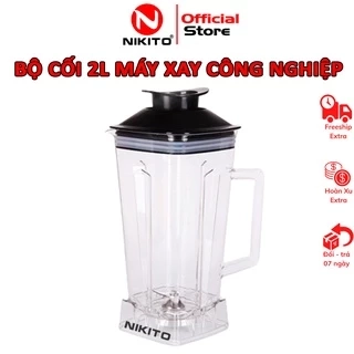 Bộ cối xay NIKITO SILVER CRETS 3899 và 4099 2L cho máy xay sinh tố công nghiệp Blender