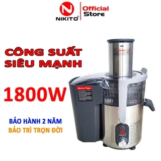 Máy ép trái cây nhanh NIKITO công suất 1800w ép đa năng các loại hoa quả trái cây bảo hành 2 năm