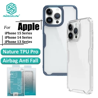 Ốp Lưng Trong Suốt Nillkin Cho iPhone 16 Pro Max 15 Pro Max 14 Pro Max 13 Pro 16 Pro Nature Pro Ốp lưng Trong Suốt Túi Khí Chống Sốc Ốp Lưng