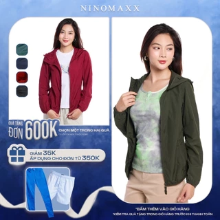 Áo Khoác Dù Unisex Nam Nữ Áo Trượt Nước Chống Nắng Siêu Nhẹ Ninomaxx 1811100