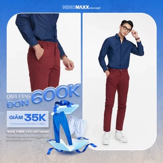 NINOMAXX Quần Khaki Nam dài dáng slim fit cotton 1905098