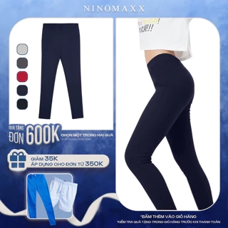 Quần Legging Nữ Kaki Thun Co Giãn Tốt Tôn Dáng NINOMAXX 1806098