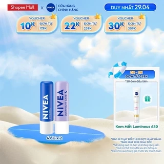 Bộ 2 Son Dưỡng NIVEA Chuyên Sâu Ngày Và Đêm (4.8 g) - 85061+88068