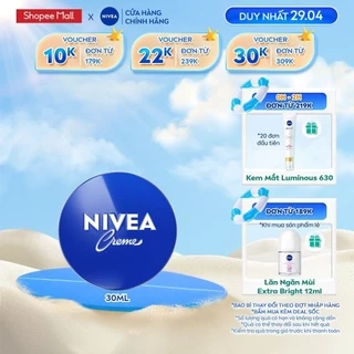 Kem Dưỡng Ẩm Da NIVEA Crème (30 ml) - 80101