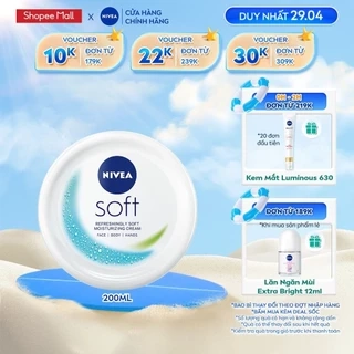Kem Dưỡng Mềm Da NIVEA Soft Crème (200 ml) - 89050