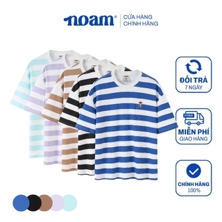 Áo thun Form rộng NOAM Juicy N 100% Cotton 280GSM - Màu Xanh/ Tím/ Nâu