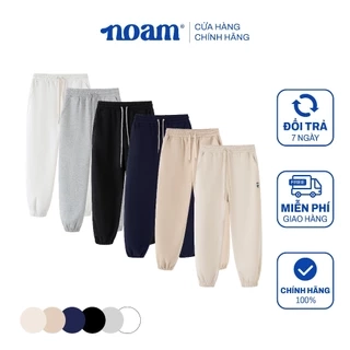 Quần nỉ bo gấu Unisex NOAM Teeny Homie Form rộng - Màu đen/ trắng/ be/ xám/ xanh than/ be đậm