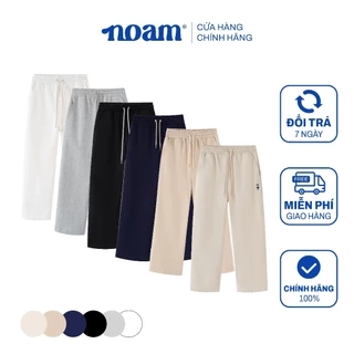 Quần ống suông Unisex NOAM Teeny Homie Form rộng - Màu đen/ trắng/ be/ xám/ xanh than/ be đậm