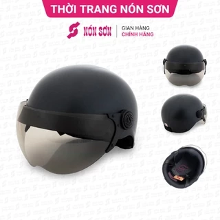 Mũ bảo hiểm nửa đầu có kính NÓN SƠN chính hãng CKT-TR110
